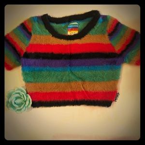 Cropped Fuzzy Sweater🔥🔥🔥!